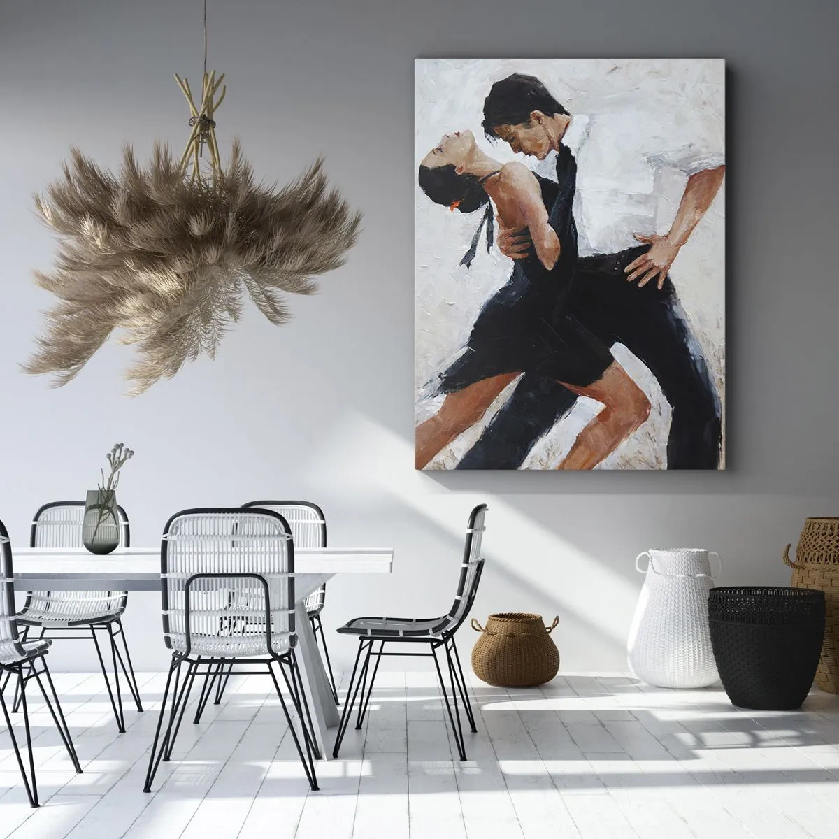 Lærredstryk - Billede på lærred - Mine drømmes tango - 50x70 cm