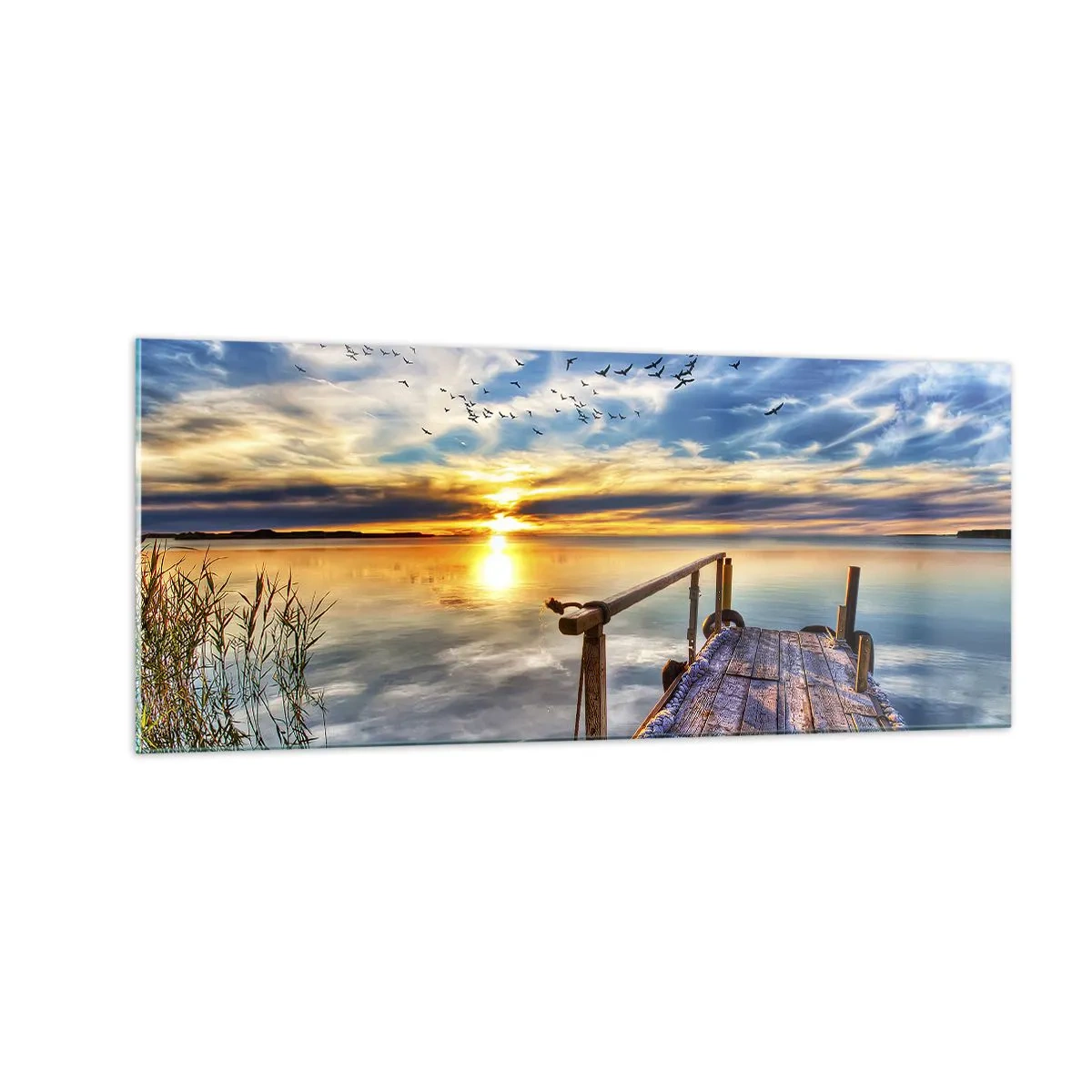 Billede på glas - Vinden går til ro - 100x40 cm