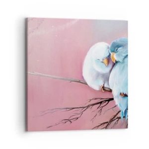 Lærredstryk - Billede på lærred - Hvad er der at tilføje?.... - 70x70 cm