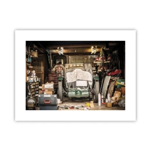 Plakat - Tilbage til fortiden - 40x30 cm