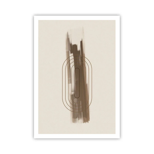 Plakat - Et pust af gråvejr - 70x100 cm