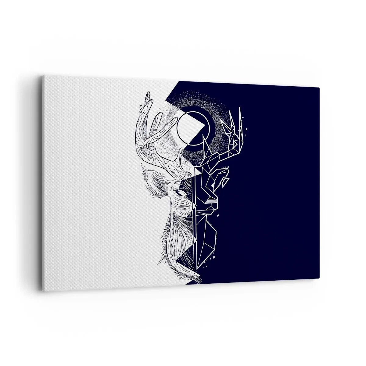 Lærredstryk - Billede på lærred - Modsætningernes kamp og enhed - 100x70 cm