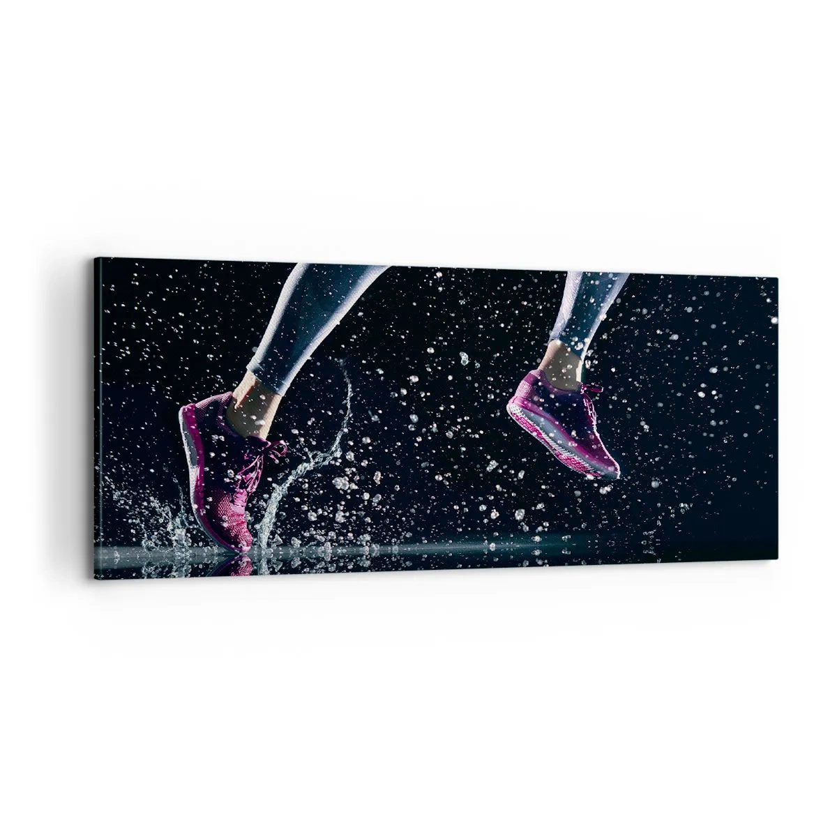 Lærredstryk - Billede på lærred - Så meget som du kan - 100x40 cm