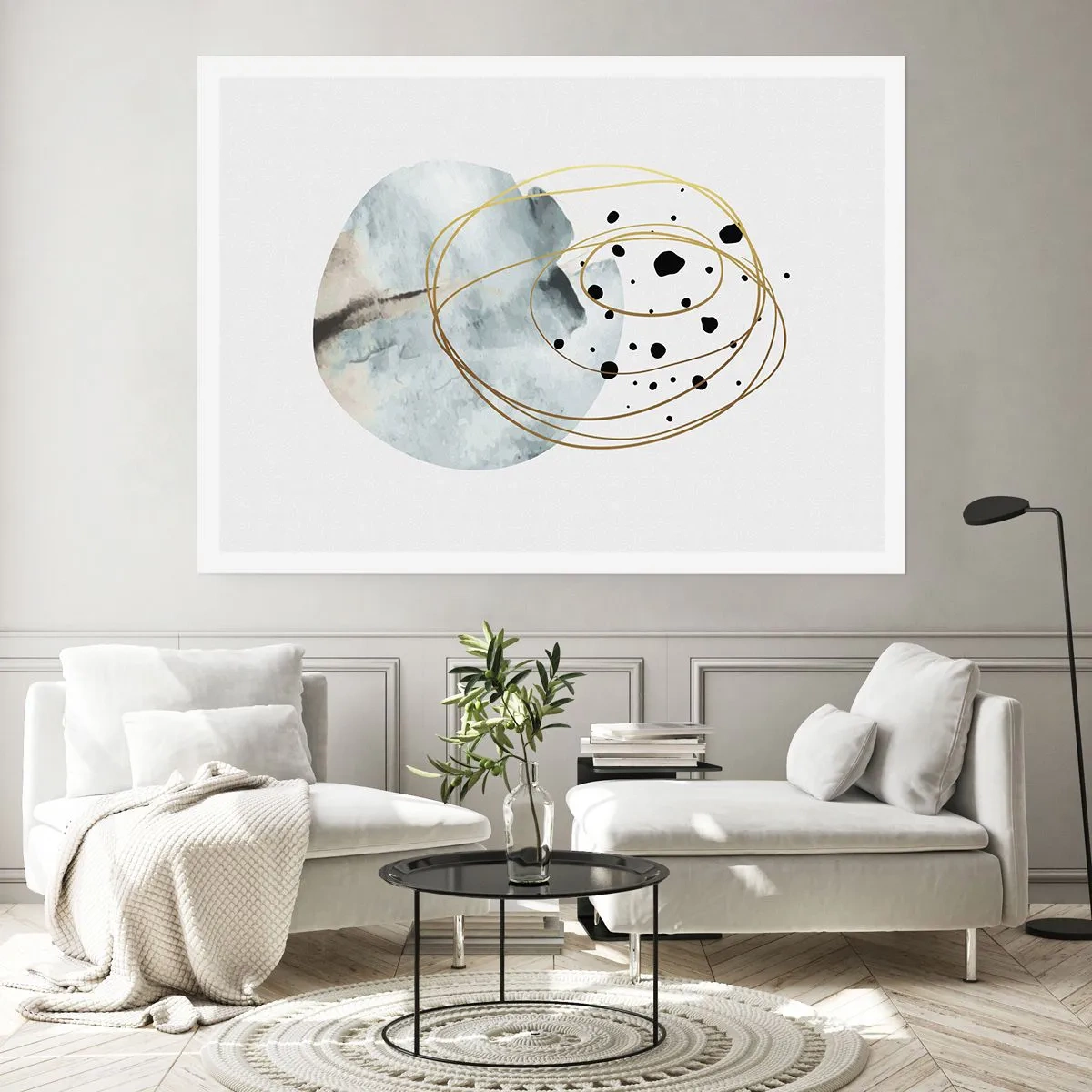 Plakat - I rummets favntag - 91x61 cm