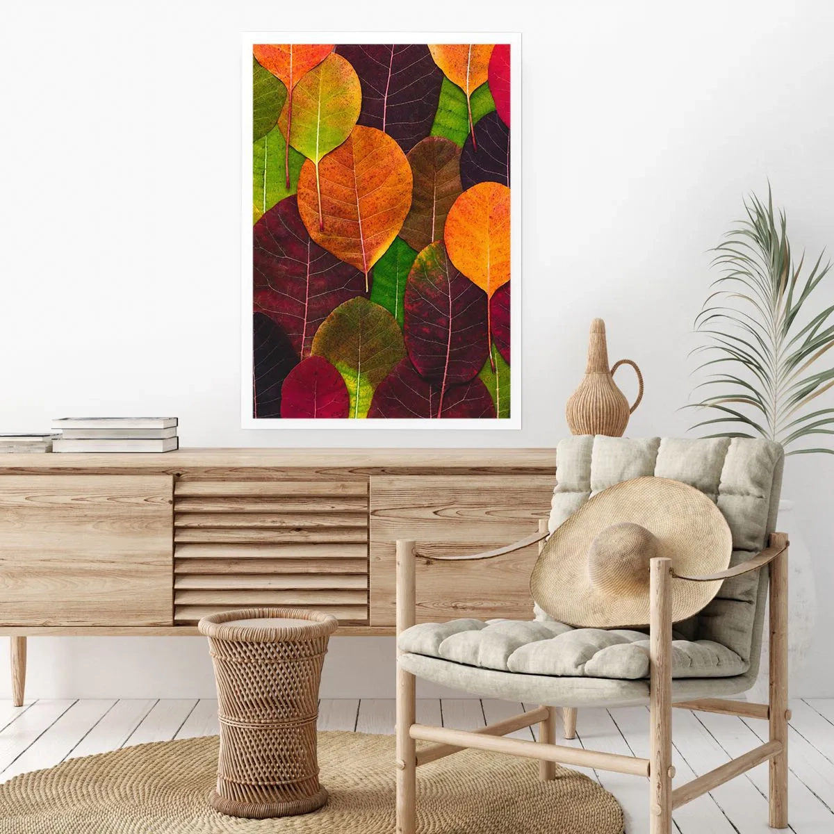 Plakat - Efterårsmosaik - 30x40 cm