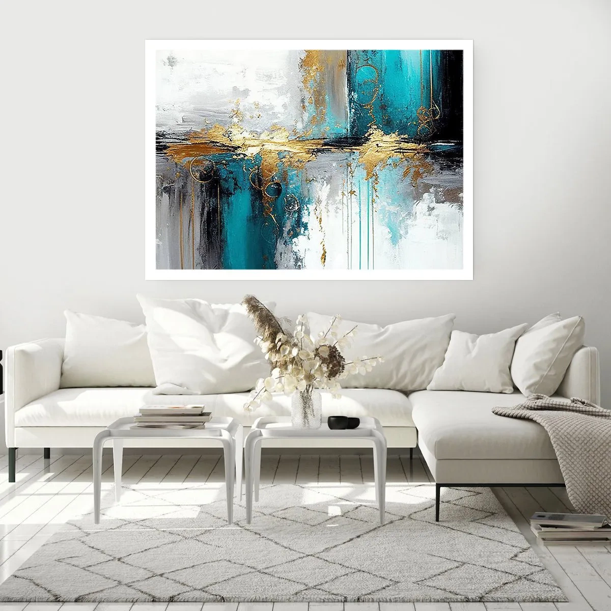 Plakat - Alting flyder - 100x70 cm