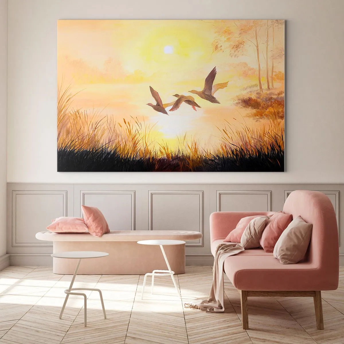 Billede på glas - Starten på en lang rejse - 120x80 cm