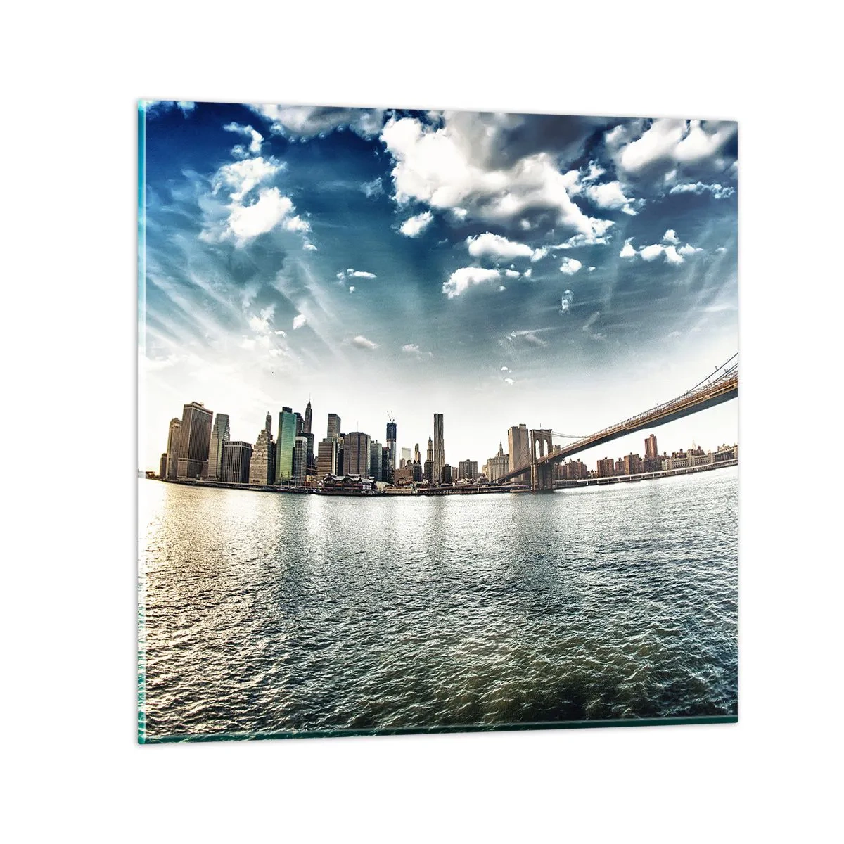 Billede på glas - Glas ø - 70x70 cm