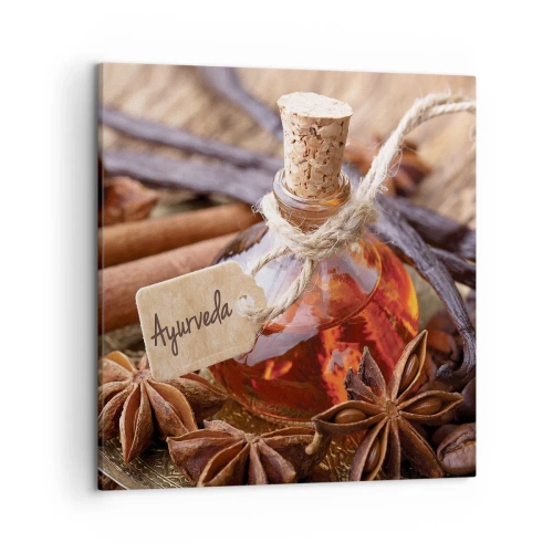 Lærredstryk - Billede på lærred - På vej mod enhed af krop og ånd - 50x50 cm