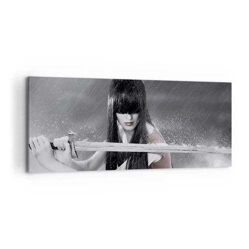 Lærredstryk - Billede på lærred - Smuk og farlig - 100x40 cm