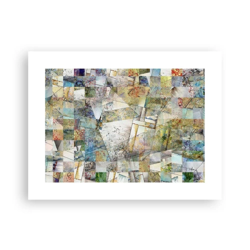 Plakat - Geometrisk ommøblering - 40x30 cm