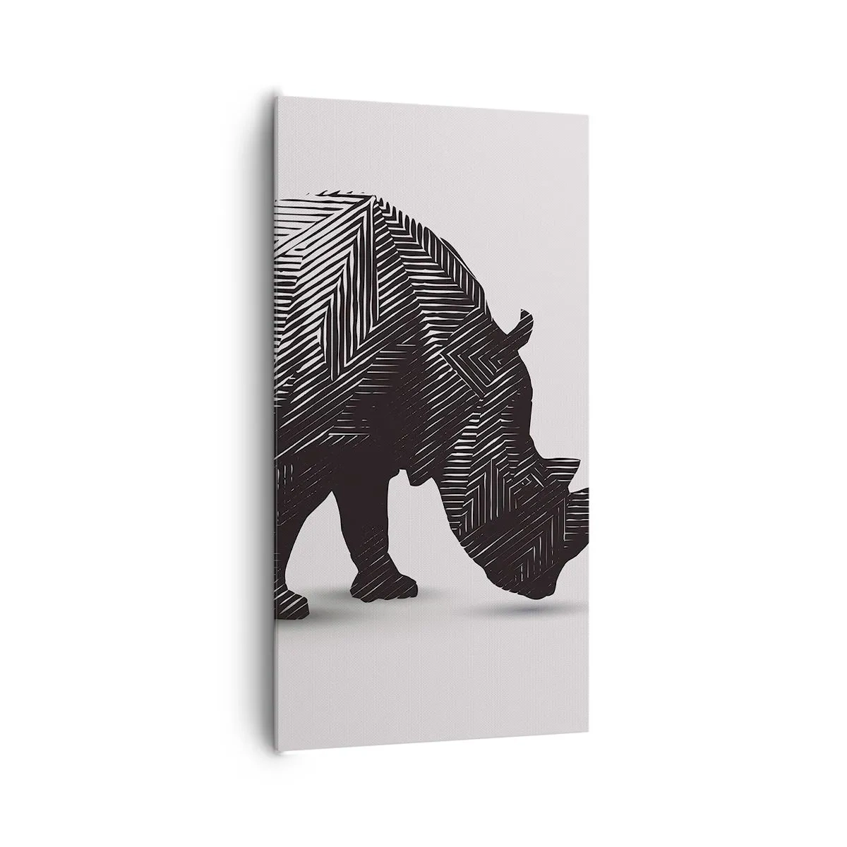 Lærredstryk - Billede på lærred - Naturens geometriske skønhed - 65x120 cm