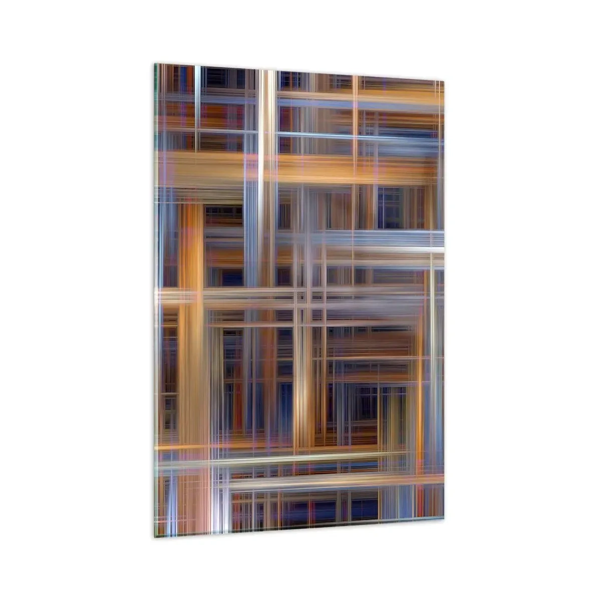 Billede på glas - Vævet af lys - 80x120 cm