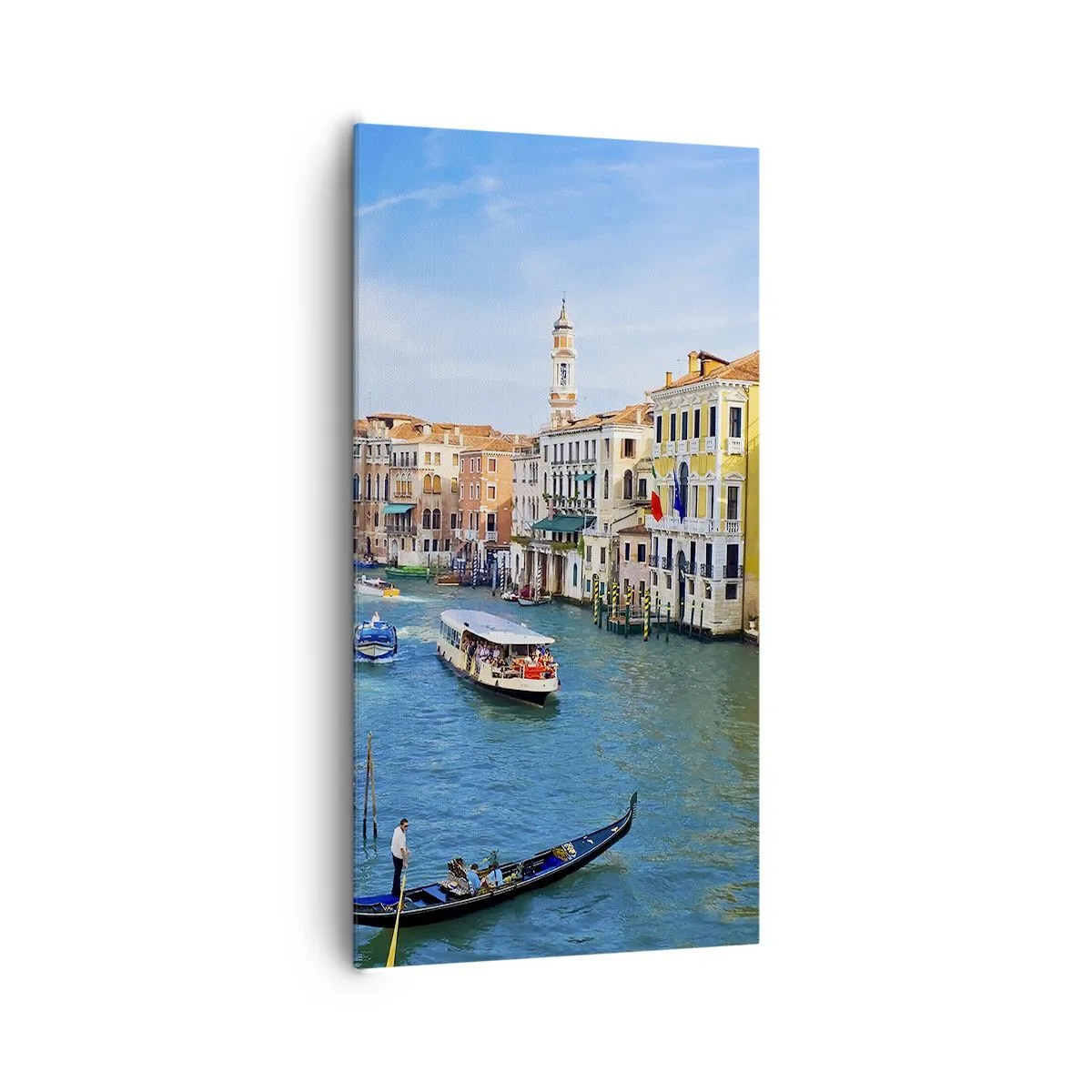 Lærredstryk - Billede på lærred - Den eneste trafik i verden - 65x120 cm