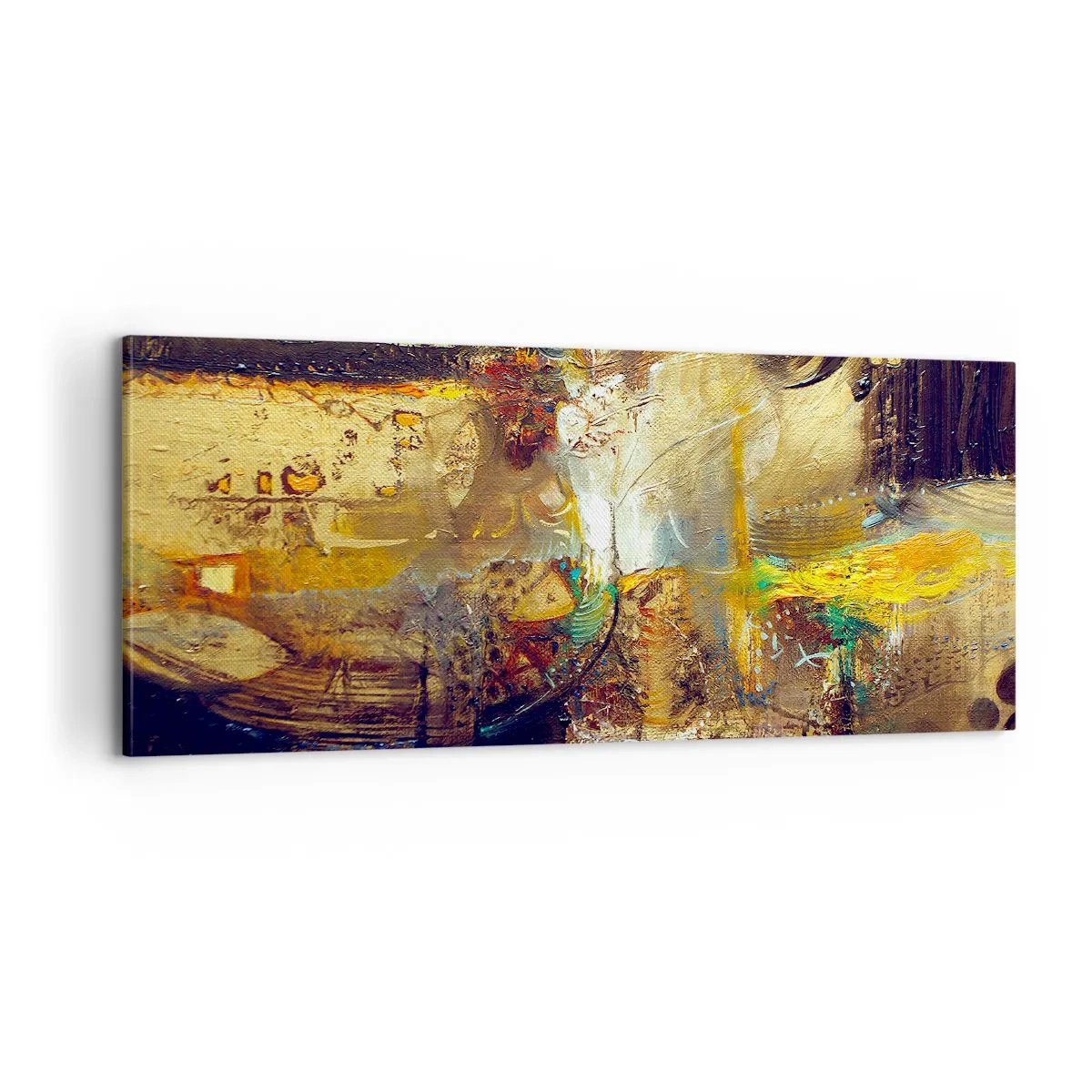 Lærredstryk - Billede på lærred - Kold, varm, meget varm - 100x40 cm