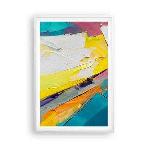 Plakat i hvid ramme - Lysets anatomi - 61x91 cm