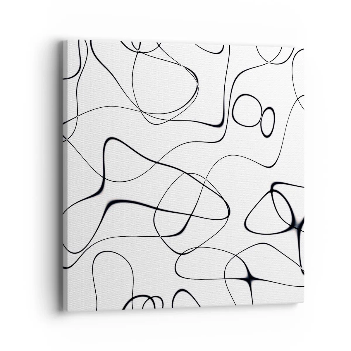 Lærredstryk - Billede på lærred - Livets veje, skæbnens omskiftelser - 40x40 cm