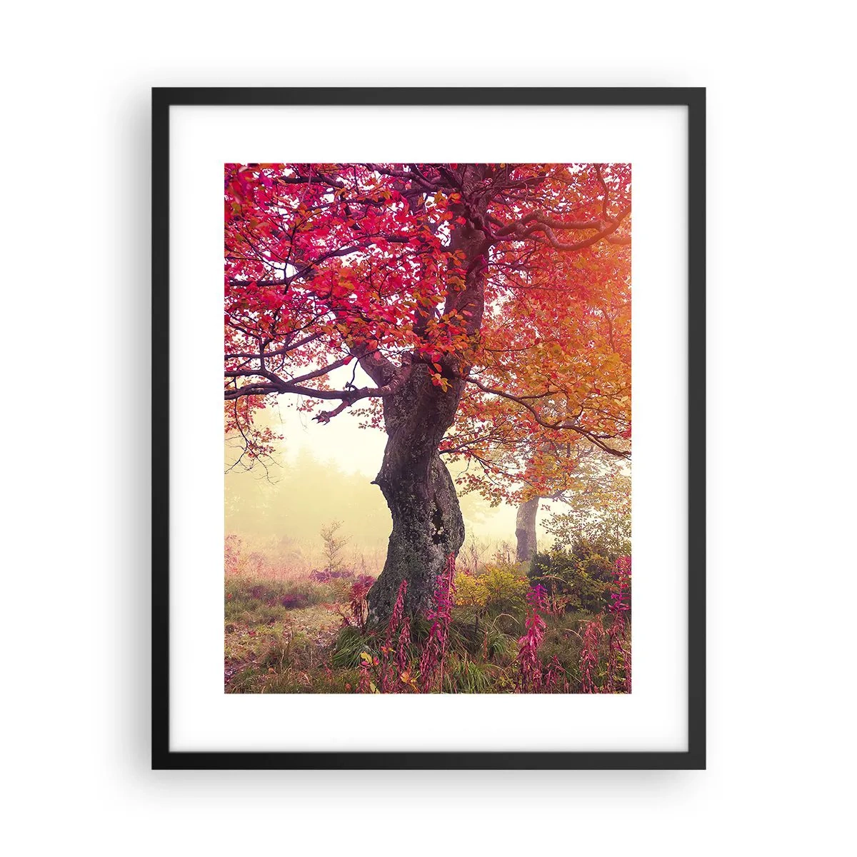 Plakat i sort ramme - Et væld af blomstring - 40x50 cm