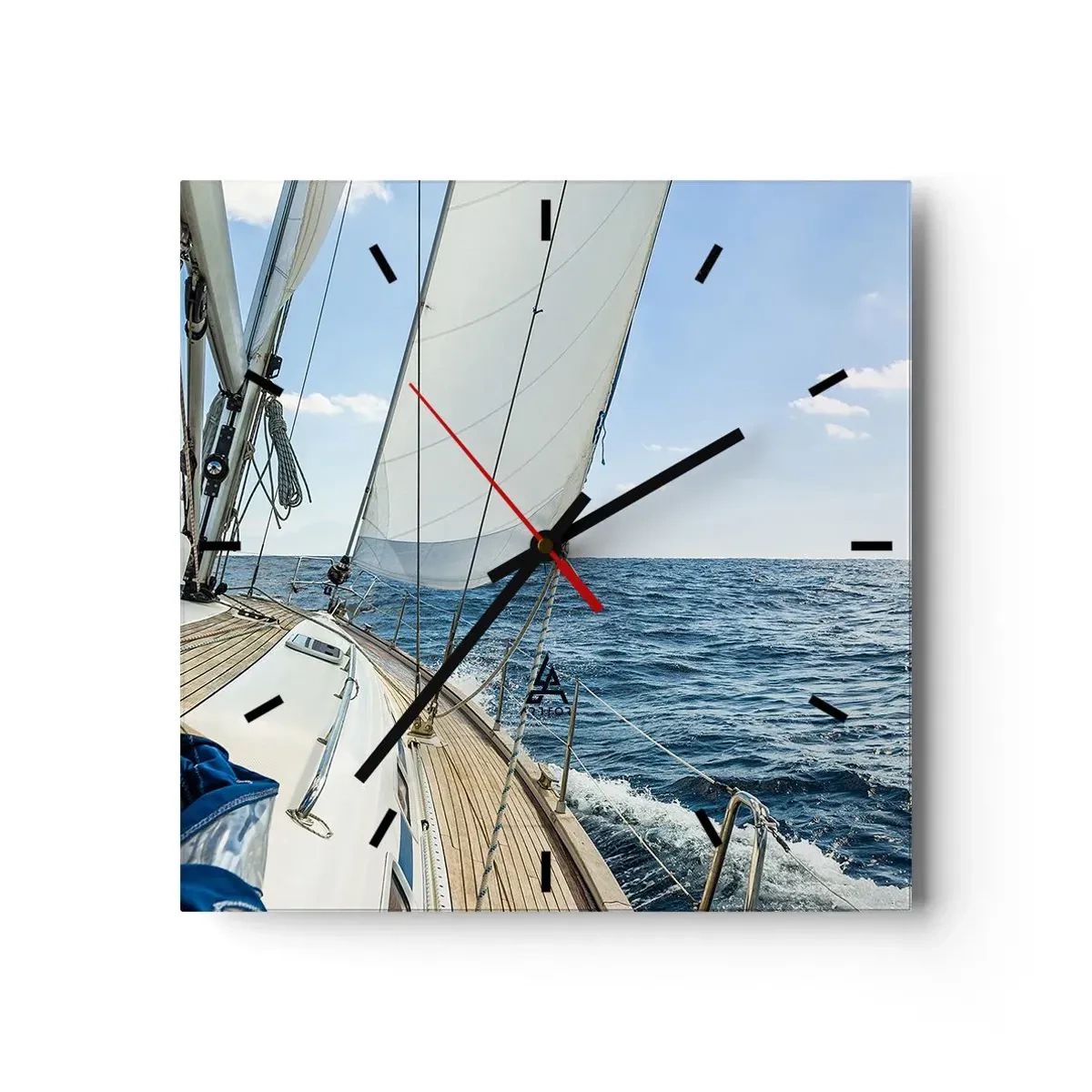 Vægur, Uret - Ahoj , eventyr - 40x40 cm