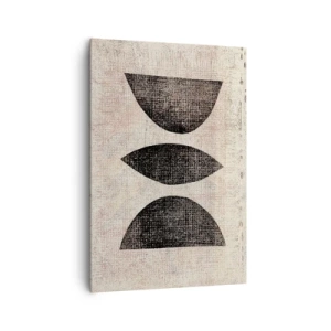 Lærredstryk - Billede på lærred - Etnisk abstraktion - 70x100 cm