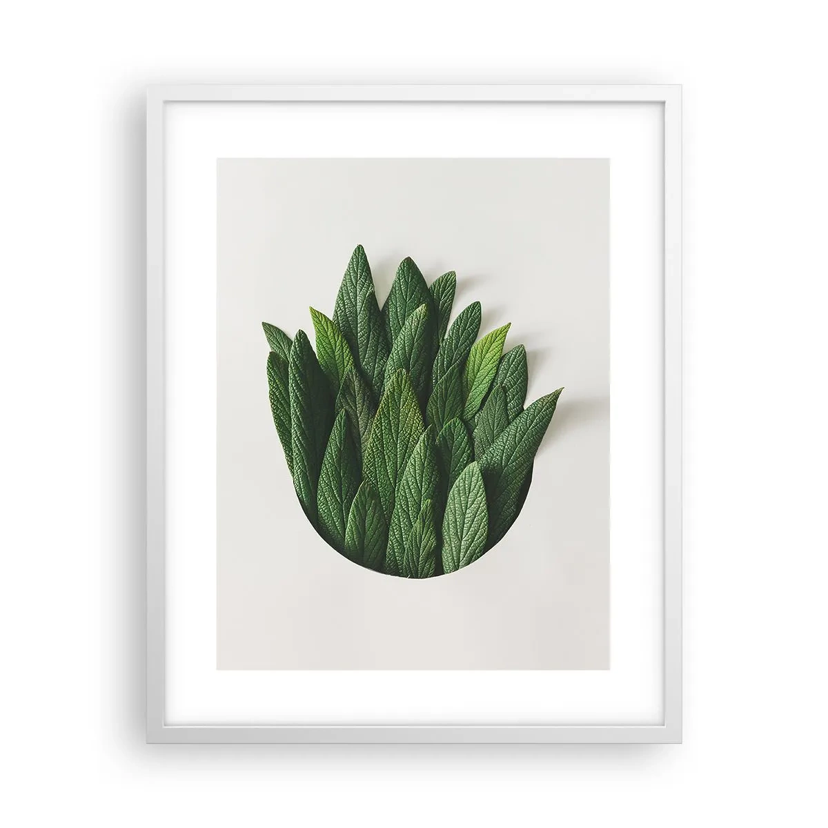 Plakat i hvid ramme - Uhæmmet nysgerrighed - 40x50 cm