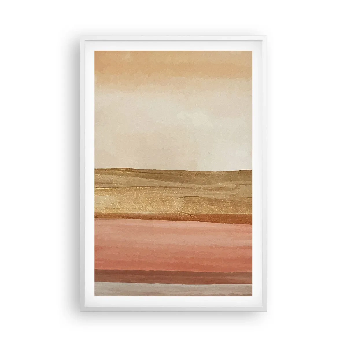 Plakat i hvid ramme - Lodret sammensætning - 61x91 cm