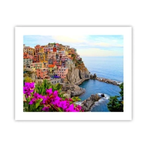 Plakat - En grinende by - 50x40 cm