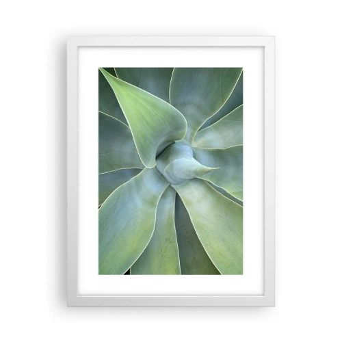 Plakat i hvid ramme - Den grønne fødsel - 30x40 cm