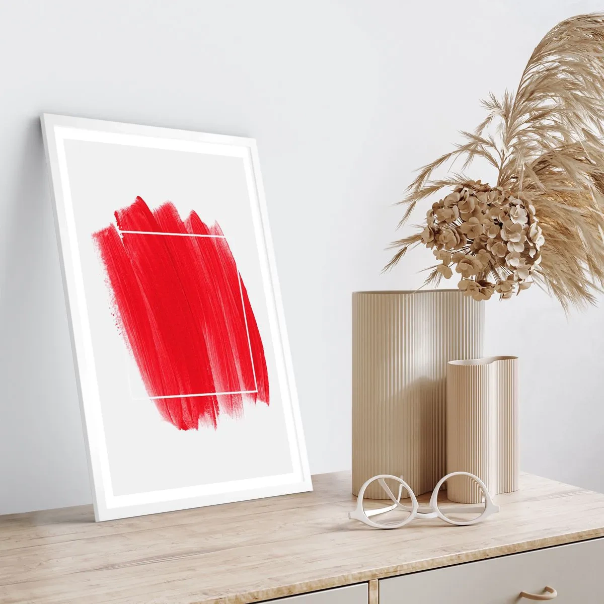 Plakat i hvid ramme - Uden for rammen - 70x100 cm