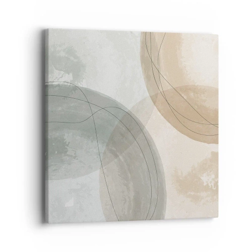 Lærredstryk - Billede på lærred - Gennemtrængning af verdener - 40x40 cm