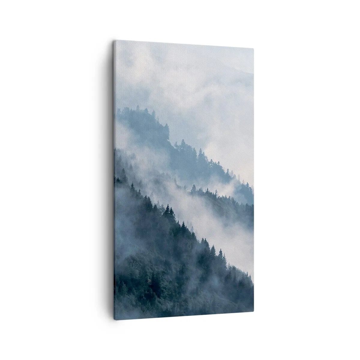 Lærredstryk - Billede på lærred - Bjergenes mystik - 45x80 cm