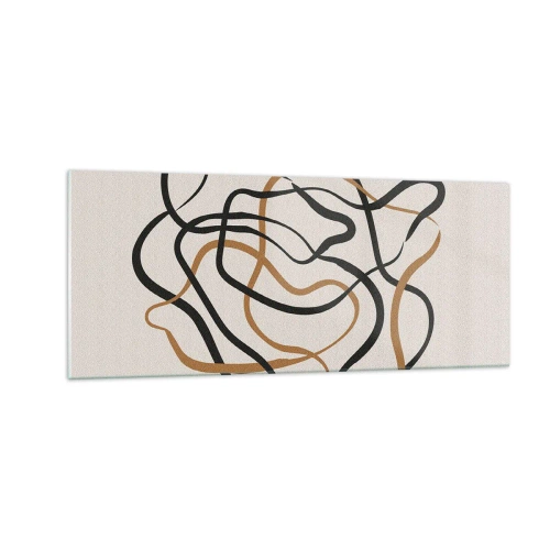 Billede på glas - Alt er gået galt - 100x40 cm