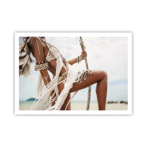 Plakat - Præstinde af solen - 100x70 cm