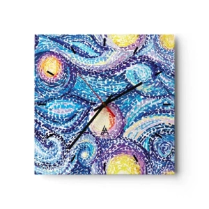 Vægur, Uret - Fra et maleri af van Gogh - 30x30 cm