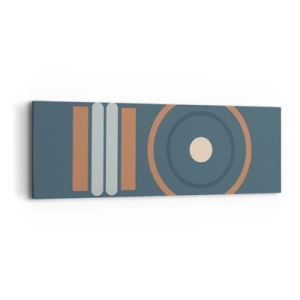 Lærredstryk - Billede på lærred - Essensen af tingene - 90x30 cm