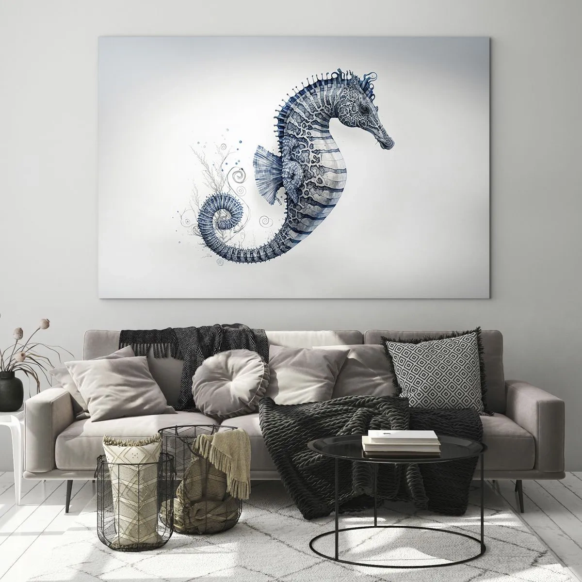 Billede på glas - En subtil vittighed fra naturen - 120x80 cm