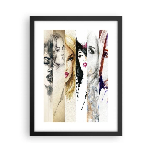 Plakat i sort ramme - Og det er altid DIG - 30x40 cm