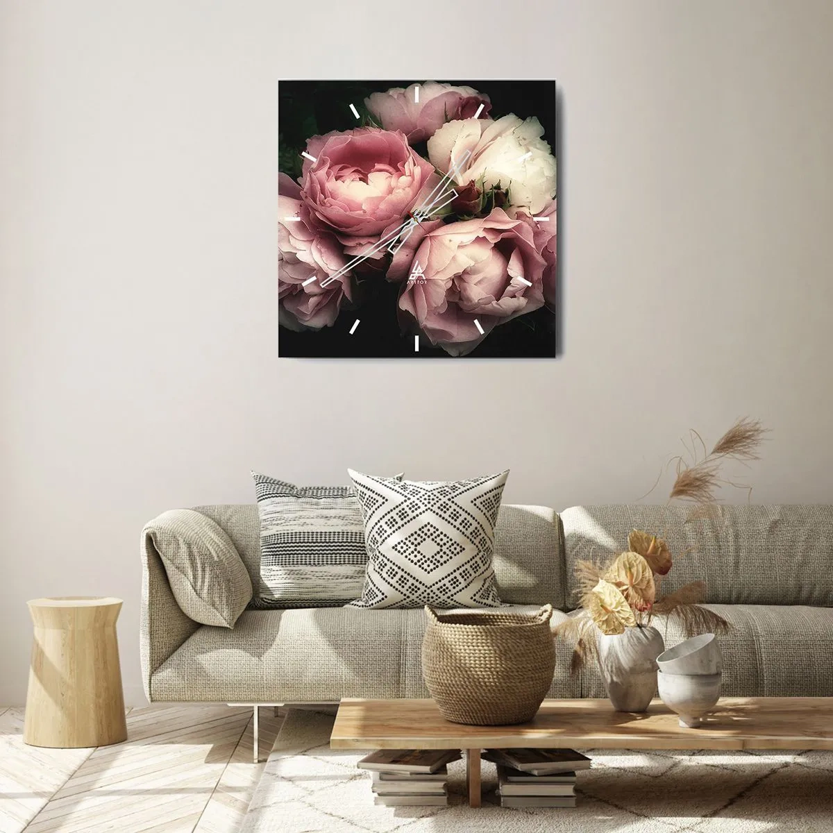 Vægur, Uret - Belle epoque charme - 40x40 cm