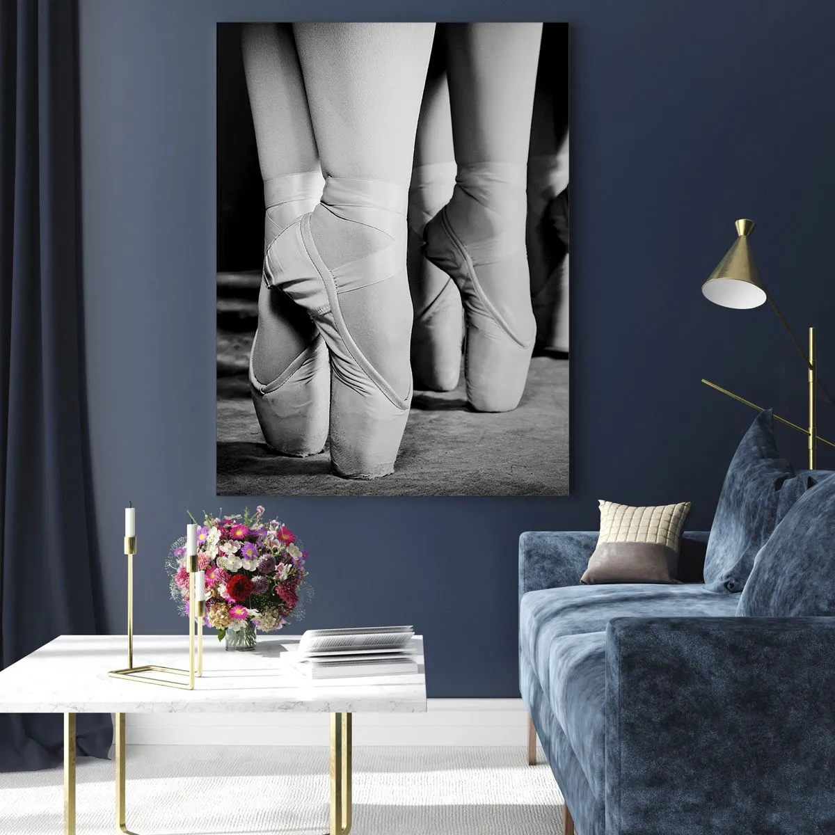 Billede på glas - Sammen, let - 70x100 cm