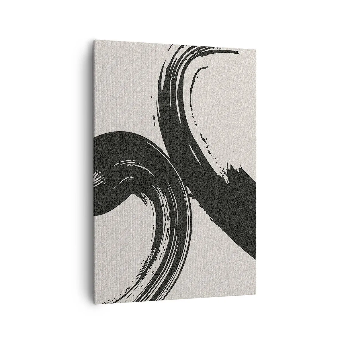 Lærredstryk - Billede på lærred - Fejende og cirkulær - 70x100 cm