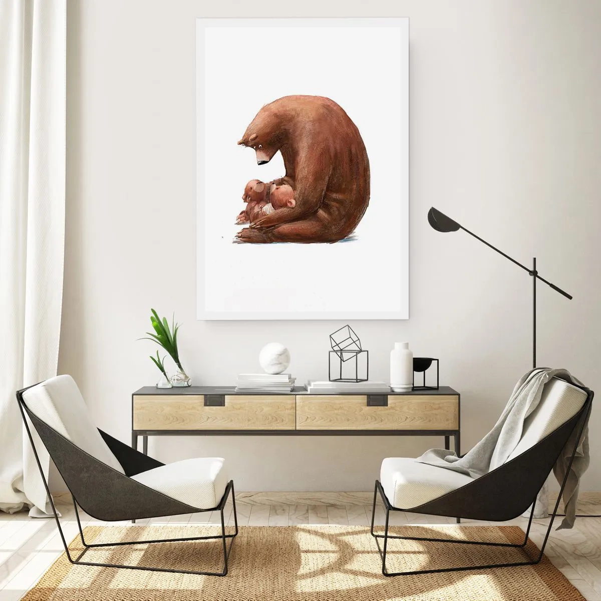 Plakat - Drøm sødt, børn - 30x40 cm