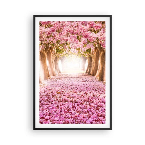 Plakat i sort ramme - Vejen til paradis - 61x91 cm