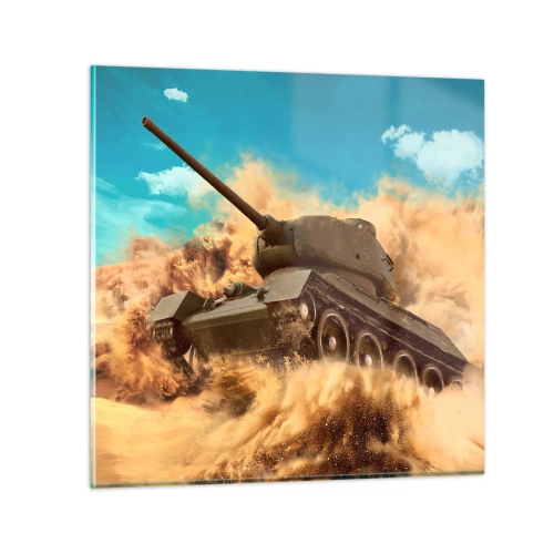 Billede på glas - Ikke at slå - 30x30 cm