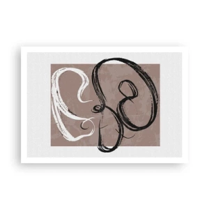 Plakat - Komposition - en søgen efter fuldstændighed - 100x70 cm