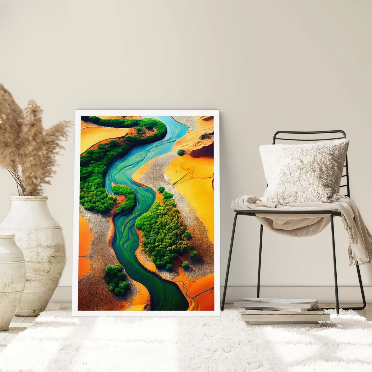 Plakat - Livgivende flod - 30x40 cm