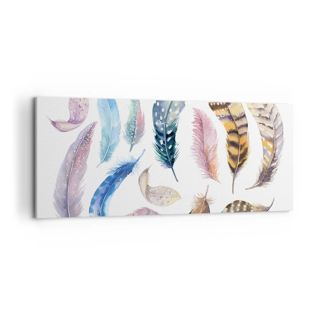 Lærredstryk - Billede på lærred - Letvægts, farverig og flerfarvet - 120x50 cm