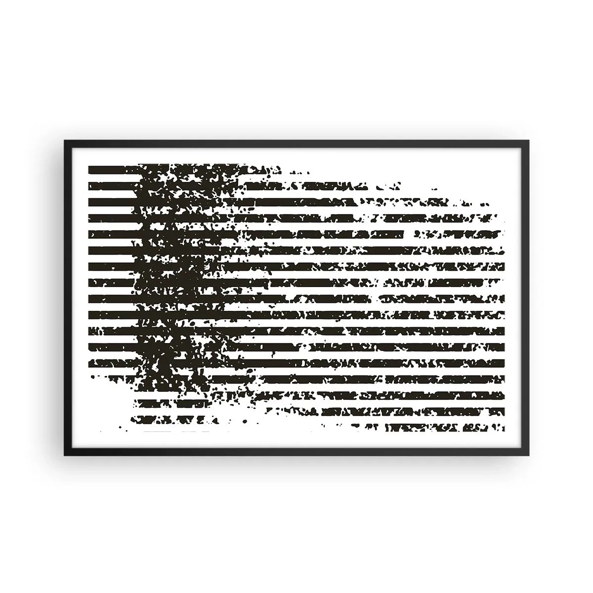 Plakat i sort ramme - Rytme og støj - 91x61 cm