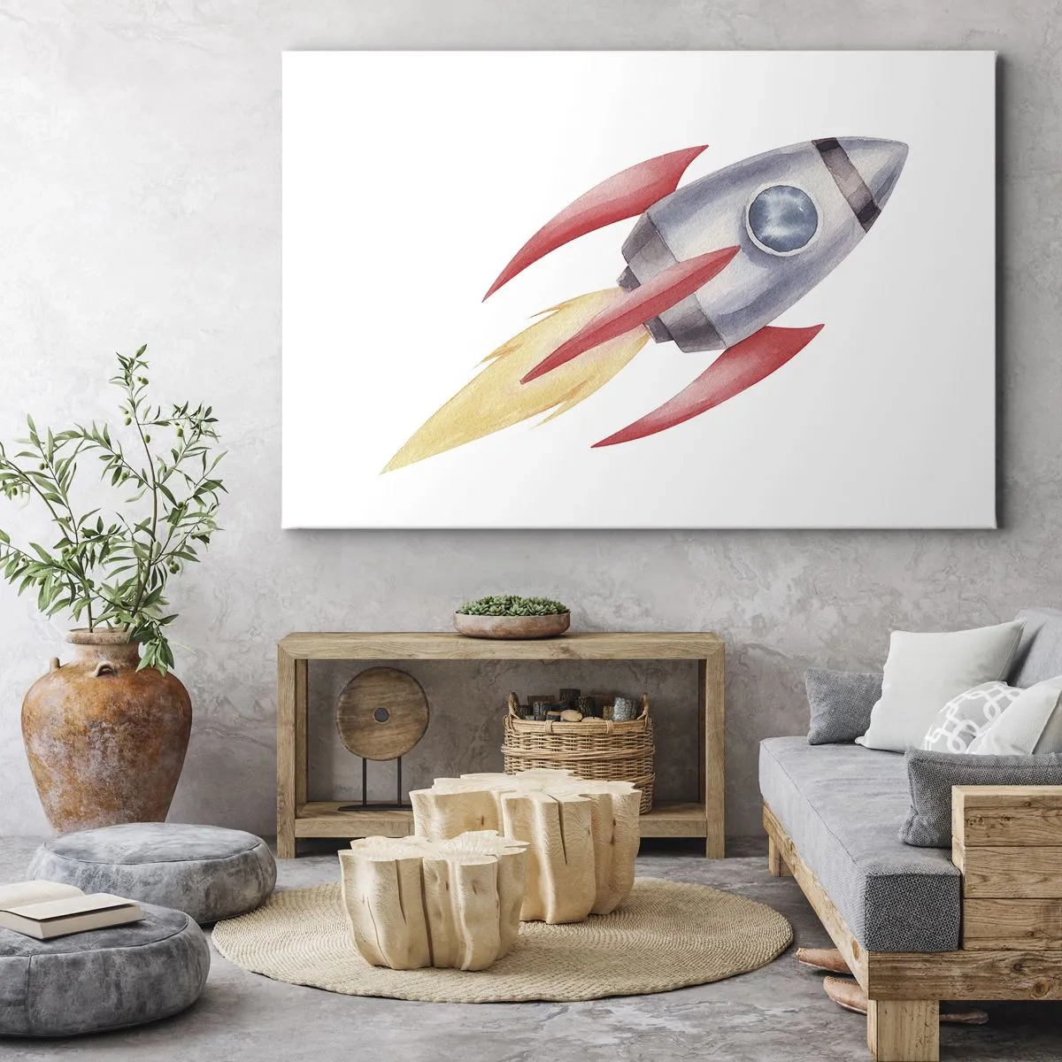 Lærredstryk - Billede på lærred - Højere, hurtigere, længere - 100x70 cm