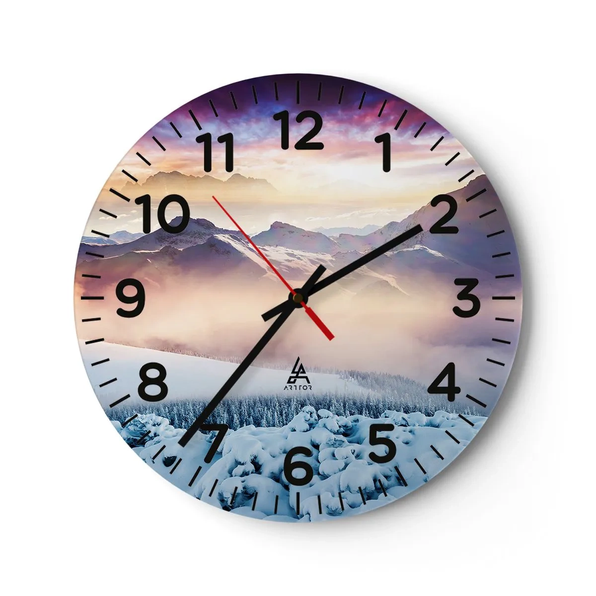 Vægur, Uret - Naturens kraft og renhed - 30x30 cm