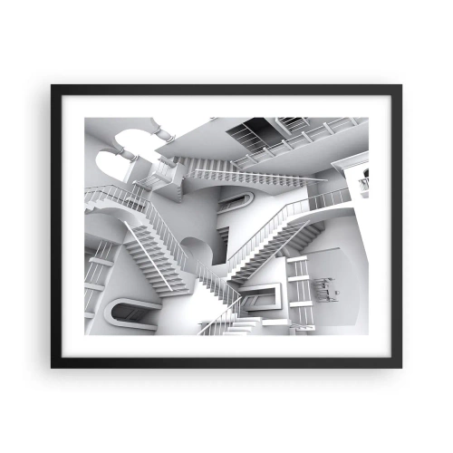 Plakat i sort ramme - Rummets paradokser - 50x40 cm